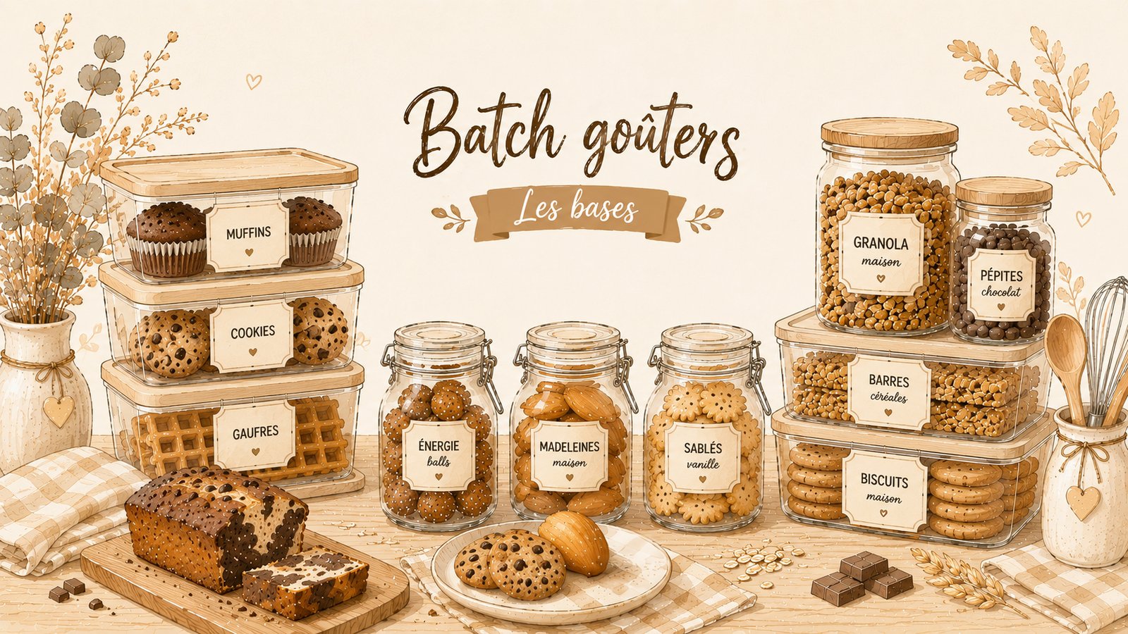 Couverture de l'ebook Batch'Goûters les bases