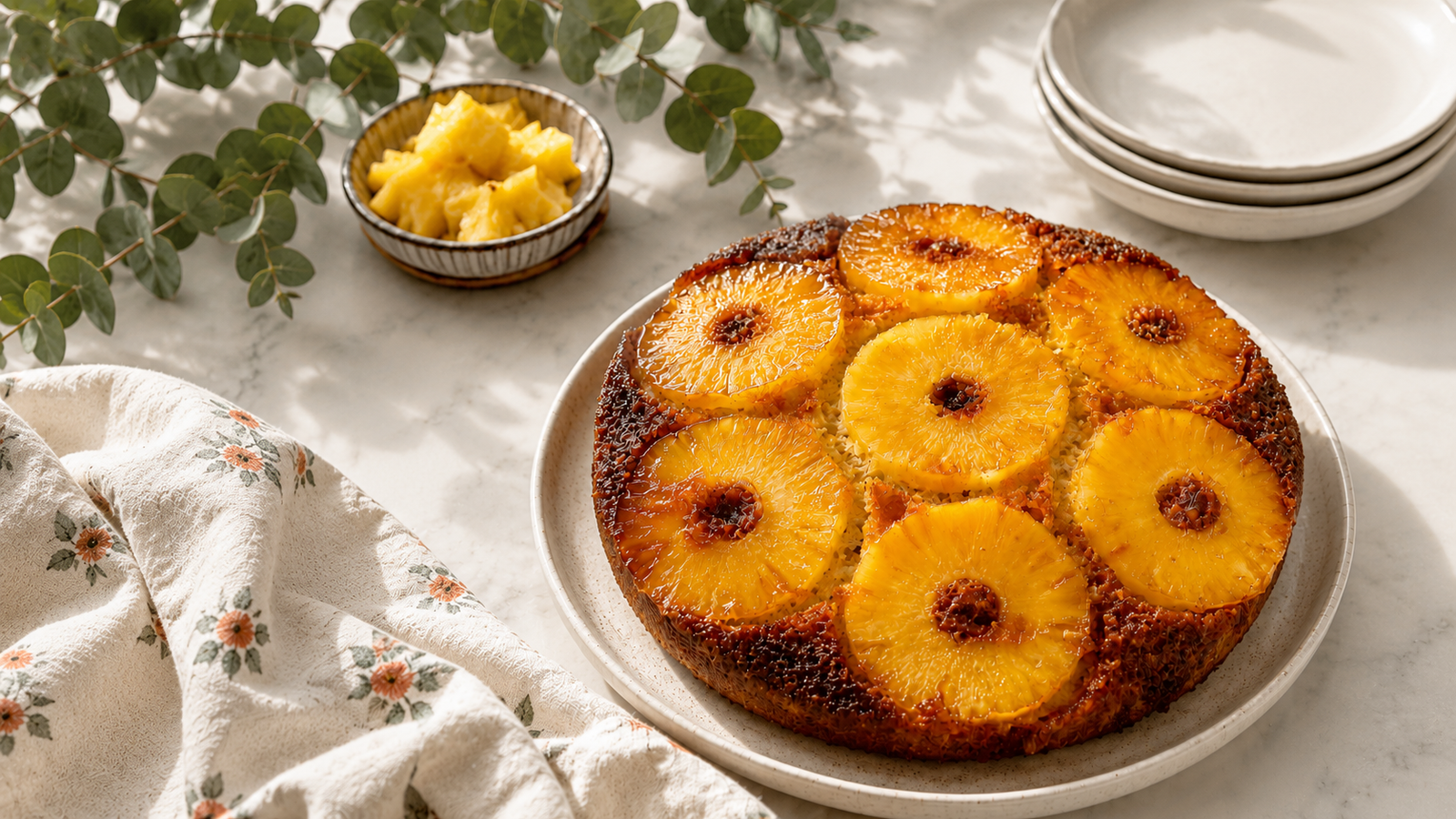 Gâteau renversé à l'ananas