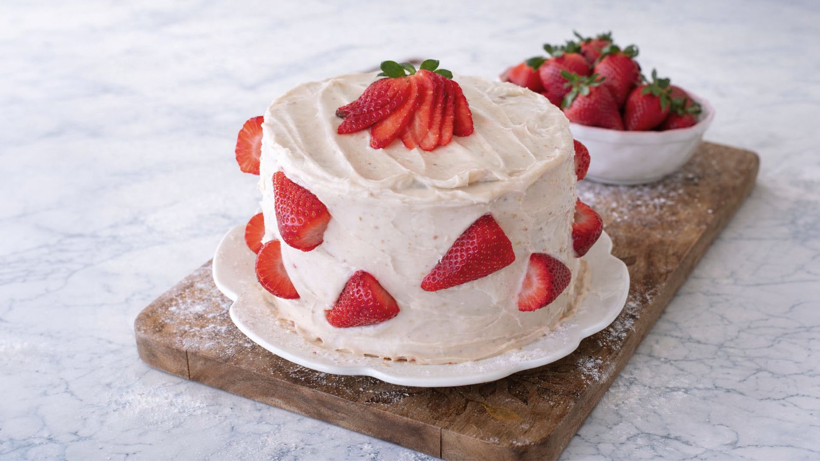 Gâteau chocolat fraise